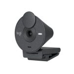 Logitech Brio 300, webcam con calidad de video 4K Ultra HD, autoenfoque, micrófono integrado y SKU 960-001436