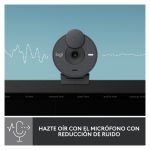 Logitech Brio 300, webcam con calidad de video 4K Ultra HD, autoenfoque, micrófono integrado y SKU 960-001436