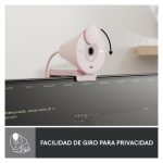 Imagen de la webcam Logitech Brio 300 con resolución 4K, modelo 960-001448, ideal para videoconferencias.