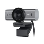 Logitech 960-001530 cámara web de 8,5 MP con resolución 4096 x 2160 píxeles, conexión USB, color grafito