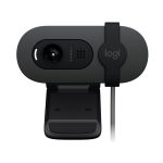 Logitech Brio 100, webcam con resolución 4K y micrófono integrado, SKU 960-001585