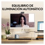 Logitech Brio 100, webcam con resolución 4K y micrófono integrado, SKU 960-001585
