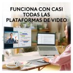 Webcam Logitech Brio 100 con resolución Full HD 1080p, excelente para videollamadas, SKU 960-001617