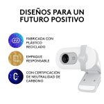 Webcam Logitech Brio 100 con resolución Full HD 1080p, excelente para videollamadas, SKU 960-001617