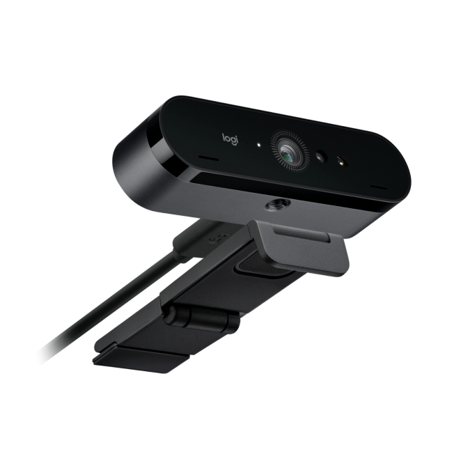 Logitech BRIO 4K cámara web con calidad 13 MP Cámara web Logitech BRIO 4K, resolución 4096 x 2160 Pixeles, 13 megapíxeles, USB, color negro. SKU: 960-001746.