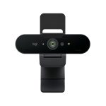 Cámara web Logitech BRIO 4K, resolución 4096 x 2160 Pixeles, 13 megapíxeles, USB, color negro. SKU: 960-001746.