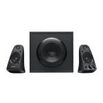 Conjunto de altavoces Logitech 980-000403 con 2.1 canales, 200 W de potencia total y subwoofer negro