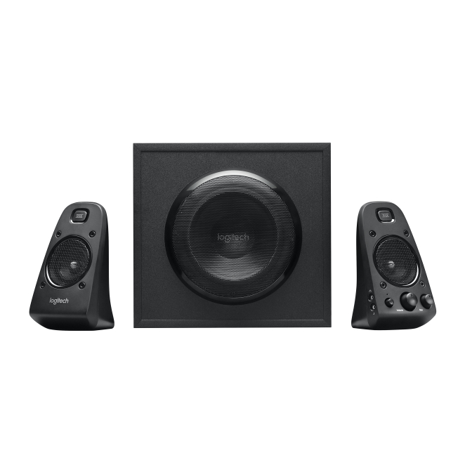Logitech 980 000403 Conjunto de altavoces Logitech 980-000403 con 2.1 canales, 200 W de potencia total y subwoofer negro