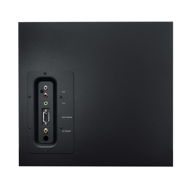 Logitech 980-000403 conjunto de altavoces 200 W Universal Negro 2.1 canales 35 W 3 Logitech 980-000403 junto a una computadora