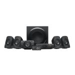 Conjunto de altavoces Logitech 980-000468 negro con 5.1 canales y potencia de 500 W y 67 W RMS