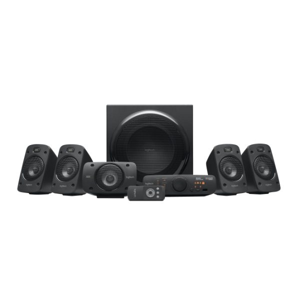 Conjunto de altavoces Logitech 980-000468 negro con 5.1 canales y potencia de 500 W y 67 W RMS