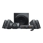 Conjunto de altavoces Logitech 980-000468 negro con 5.1 canales y potencia de 500 W y 67 W RMS