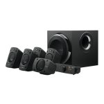 Conjunto de altavoces Logitech 980-000468 negro con 5.1 canales y potencia de 500 W y 67 W RMS
