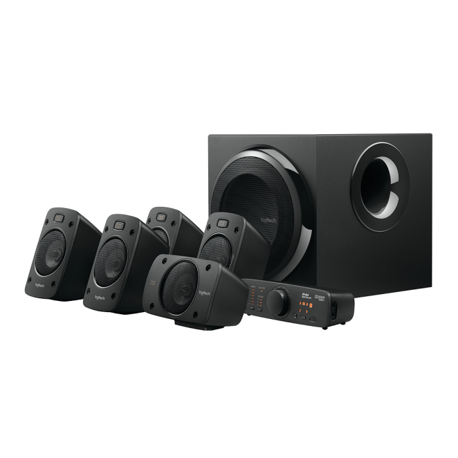 Logitech 980-000468 conjunto de altavoces 500 W Universal Negro 5.1 canales 67 W 3 sistema de altavoces Logitech para cine en casa