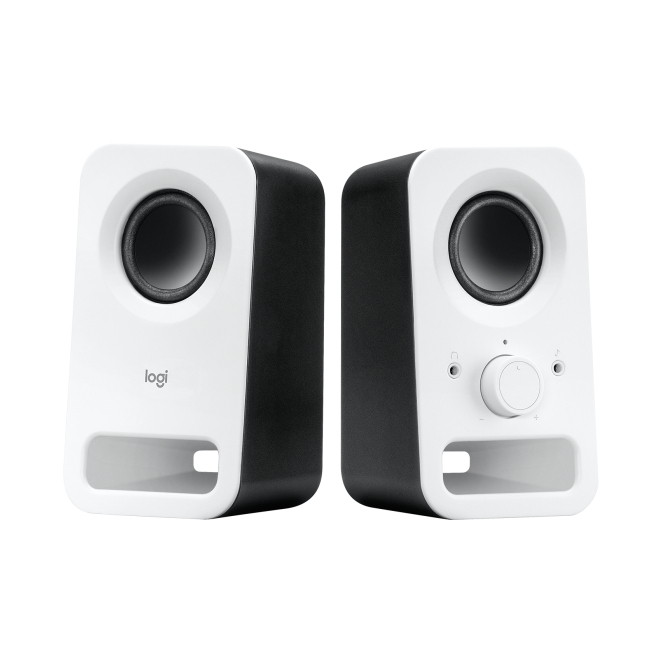 Logitech altavoz alámbrico blanco de 3 W Logitech altavoz blanco alámbrico con potencia de 3 W, SKU 980-000815