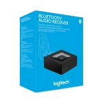 Logitech receptor de audio Bluetooth en color negro con un alcance de 15 metros, modelo SKU 980-000912