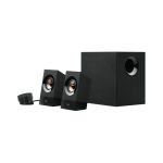 Logitech 980-001054 conjunto de altavoces negros de 60 W con 2.1 canales y salida de 15 W, ideal para audio de calidad