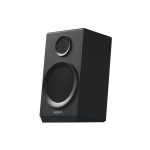 Logitech conjunto de altavoces modelo 980-001202, con 2.1 canales y 40W de potencia en color negro