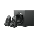 Logitech conjunto de altavoces 200 W, color negro, sistema de 2.1 canales, 35 W por canal. SKU 980-001256.