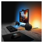 Logitech G, conjunto de altavoces negros de 120W con Bluetooth, ideal para PC y portátiles. SKU: 980-001301