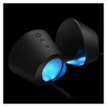 Logitech G, conjunto de altavoces negros de 120W con Bluetooth, ideal para PC y portátiles. SKU: 980-001301