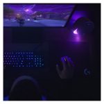 Logitech G, conjunto de altavoces negros de 120W con Bluetooth, ideal para PC y portátiles. SKU: 980-001301