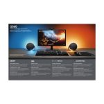 Logitech G, conjunto de altavoces negros de 120W con Bluetooth, ideal para PC y portátiles. SKU: 980-001301