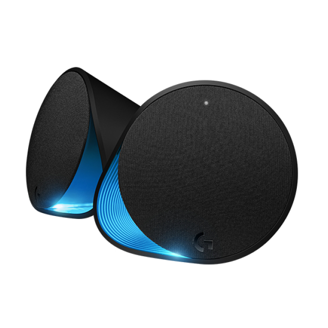 Logitech G 980-001302 conjunto de altavoces 120 W PC/ordenador portátil Negro 2.1 canales 30 W Bluetooth 2 Logitech G 980-001302 en escritorio