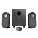 Imagen del Logitech 980-001349, un conjunto de altavoces de 40 W para PC y portátiles, en color grafito, con 2.1 canales y 10W de potencia Bluetooth