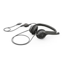 Logitech H390 auriculares con conexión USB y micrófono integrado, SKU 981-000406