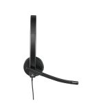 Imagen del Logitech H570e, auriculares alámbricos de diadema ideal para oficina o centro de llamadas, color negro, SKU 981-000575