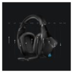 Auriculares Logitech G G935 Gaming con micrófono, sonido envolvente y retroiluminación RGB, SKU 981-000744