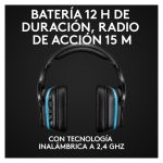 Auriculares Logitech G G935 Gaming con micrófono, sonido envolvente y retroiluminación RGB, SKU 981-000744