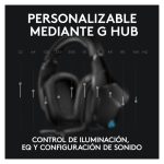 Auriculares Logitech G G935 Gaming con micrófono, sonido envolvente y retroiluminación RGB, SKU 981-000744