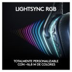 Auriculares Logitech G G935 Gaming con micrófono, sonido envolvente y retroiluminación RGB, SKU 981-000744