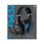 Auriculares y casco Logitech G modelo 981-000770, diadema para juegos alámbrica en colores negro y azul