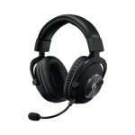Auriculares y casco Logitech G modelo 981-000818, diseño de diadema, alámbricos, ideales para juegos, color negro.