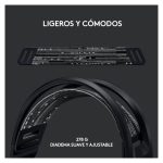 Auriculares inalámbricos Logitech G modelo 981-000864 con diadema para juegos de color negro, ideales para gamers