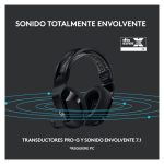 Auriculares inalámbricos Logitech G modelo 981-000864 con diadema para juegos de color negro, ideales para gamers