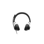 Auricular y casco Logitech 981-000875 alámbrico con diadema, ideal para llamadas y música, conexión USB Tipo C, color grafito