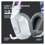 Logitech G auriculares inalámbricos para juegos, modelo 981-000883, con diadema en color blanco, ideales para gaming