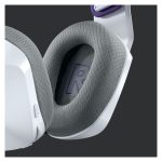 Logitech G auriculares inalámbricos para juegos, modelo 981-000883, con diadema en color blanco, ideales para gaming