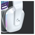 Logitech G auriculares inalámbricos para juegos, modelo 981-000883, con diadema en color blanco, ideales para gaming