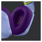 Auricular y casco inalámbrico Logitech G, diseño de diadema para juego en color lila, SKU 981-000890