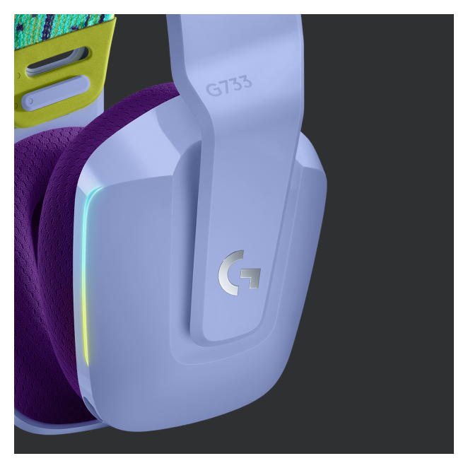 Logitech G 981-000890 auricular y casco Auriculares Inalámbrico Diadema Juego Lila 2 Logitech G 981-000890 auriculares lila sonido envolvente