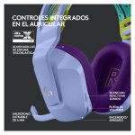 Auricular y casco inalámbrico Logitech G, diseño de diadema para juego en color lila, SKU 981-000890