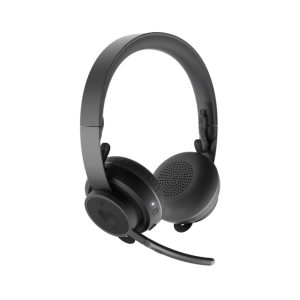 Auriculares inalámbricos Logitech Zone Wireless Plus con micrófono, cancelación de ruido, conectividad avanzada y comodidad todo el día. SKU 981-000919