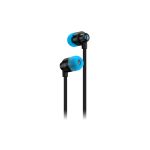 Auriculares alámbricos Logitech G modelo 981-000924, diseñado para juegos, con micrófono integrado, color negro, y diseño ergonómico dentro de oído.