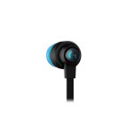 Auriculares alámbricos Logitech G modelo 981-000924, diseñado para juegos, con micrófono integrado, color negro, y diseño ergonómico dentro de oído.