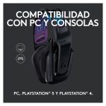 Auriculares Logitech G G535, modelo G535 Headset, SKU 981-000972. Casco ligero y cómodo con sonido envolvente y micrófono de alta calidad.
